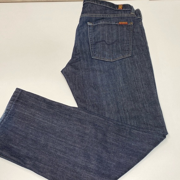 7 For All Mankind Button Fly Standard Fit Jeans - Picture 4 of 11